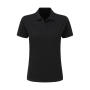 Cotton Polo Women - Black - 2XL
