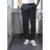 HM 14 Slip-on Trousers Essential , from Sustainable Material , 65% GRS Certified Recycled Polyester / 35% Conventional Cotton - black - 2XL