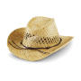 Straw Cowboy Hat - Natural - One Size