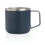 Stainless steel camp mug, blue