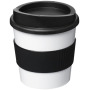 Americano® Primo 250 ml beker met grip - Wit/Zwart