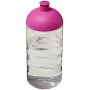 H2O Active® Bop 500 ml bidon met koepeldeksel - Transparant/Roze