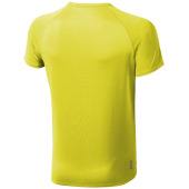Niagara cool fit heren t-shirt met korte mouwen - Neongeel - XXL