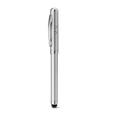 Lapou laser balpen mini LED touch metaal blauwe inkt