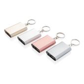 1.000 mAh sleutelhanger powerbank, grijs