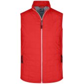 Men's Hybrid Vest - light-red/silver - XXL