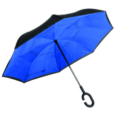 Paraplu FLIPPED blauw, zwart