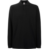 Premium Long Sleeve Polo (63-310-0) Black S