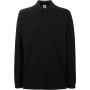 Premium Long Sleeve Polo (63-310-0) Black S