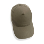Impact 5 panel 190gr Recycled cotton cap with AWARE™ tracer, green