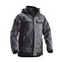 Jobman 1384 Winter jacket donkergrijs/zwart xxl