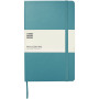 Moleskine Classic L hard cover notebook - ruled - Reef blue