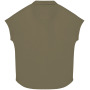 Linnen damespolo Light Olive Green L