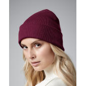 Organic Cotton Original Cuffed Beanie - Black - One Size