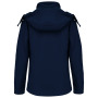 Dames Afneembare hooded softshell jas Navy M