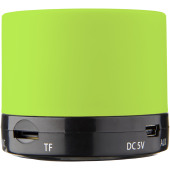 Duck Bluetooth® cylinderhøjttaler med gummifinish - Limefarvet