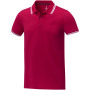 Amarago tipping herenpolo met korte mouwen - Rood - XS