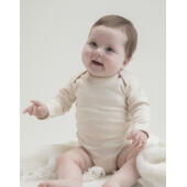 Baby long Sleeve Bodysuit - White