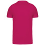 T-shirt ronde hals korte mouwen Fuchsia XL