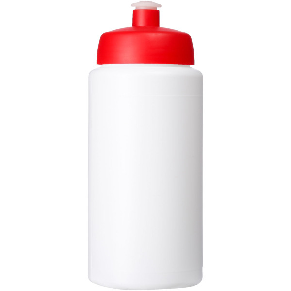 Baseline® Plus grip 500 ml sports lid sport bottle - White/Red