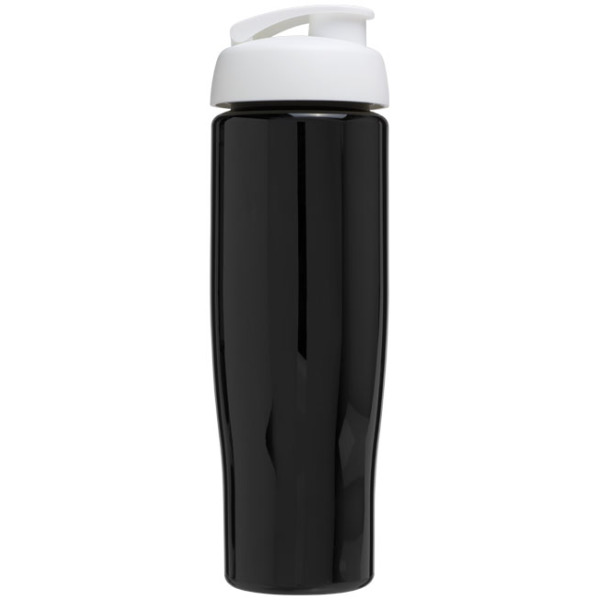 H2O Active® Tempo 700 ml sportfles met flipcapdeksel - Zwart/Wit