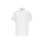Heren Oxford overhemd korte mouwen White XXL