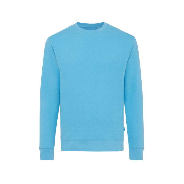 Iqoniq Zion gerecycled katoen sweater, tranquil blue