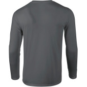 Softstyle® Euro Fit Adult Long Sleeve T-shirt Charcoal XXL