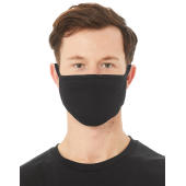 2-Ply Reusable Face Mask - Black - S/M