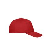 MB6237 5 Panel Cap Bio Cotton - red - one size