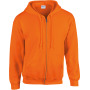 Heavy Blend™Adult Full Zip Hooded Sweatshirt Safety Orange S