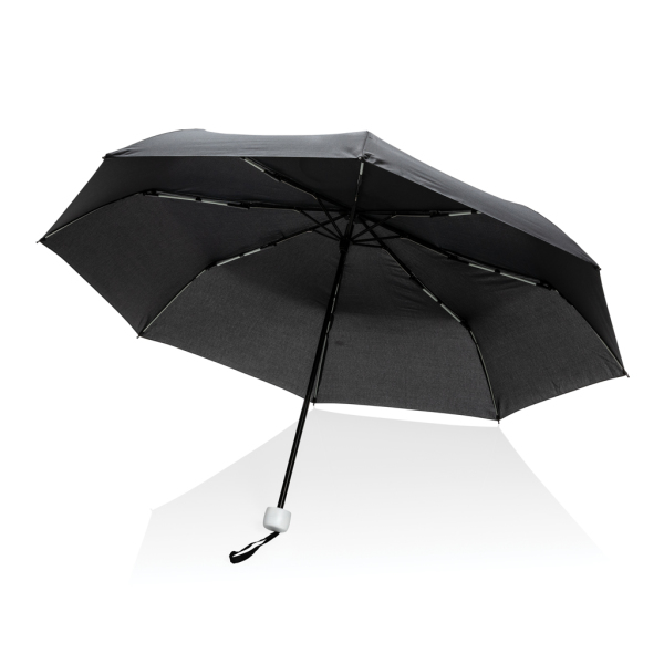 20.5"Impact AWARE™ RPET 190T pongee mini umbrella, white