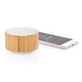 Bamboo 3W draadloze speaker, wit