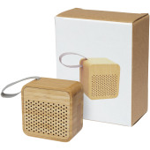 Arcana Bluetooth®-højttaler af bambus - Naturfarvet