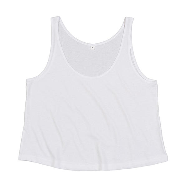 Women's Crop Vest - White