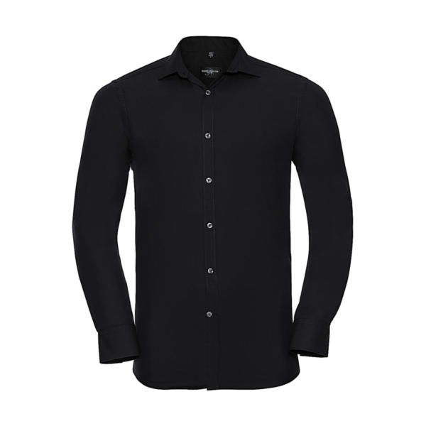 Men's LS Ultimate Stretch Shirt - Black - 4XL