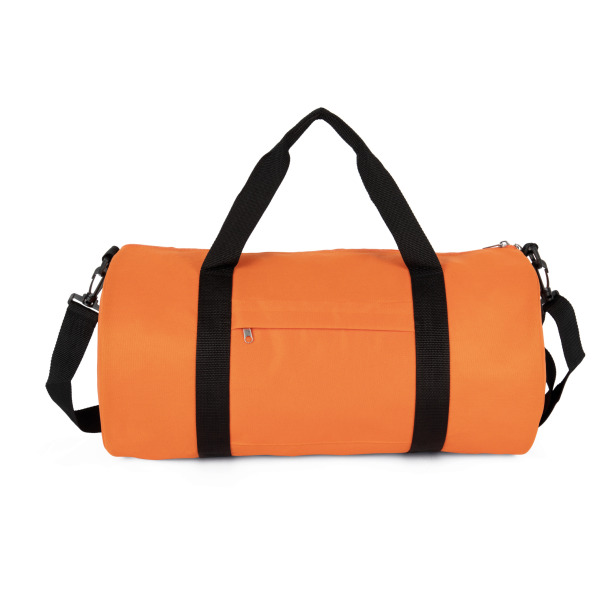 Gerecycleerde buisvormige tas met zak op de voorkant Orange Zest One Size