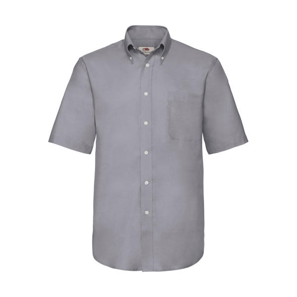 Oxford Shirt Short Sleeve - Oxford Grey - 2XL