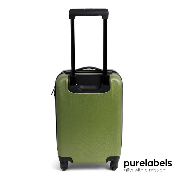 Handbagage koffer duurzaam - stijlvolle trolley rpet | groen