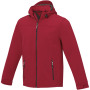 Langley men's softshell jacket - Red - XS