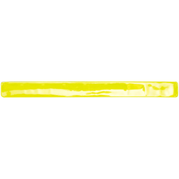 RFX™ reflecterende slap wrap pvc van 34 cm - Neongeel