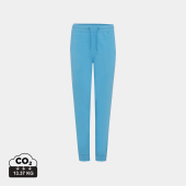 Iqoniq Cooper gerecycled katoenen joggingbroek, tranquil blue (M)