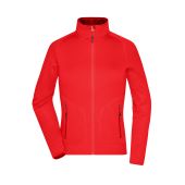 Ladies' Stretchfleece Jacket - light-red/chili - XL