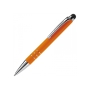 Balpen stylus metaal - Oranje