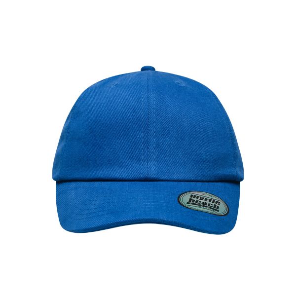 MB6223 6 Panel Heavy Brushed Cap royal one size