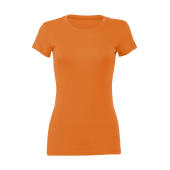 Women's Slim Fit Tee - Orange - XL