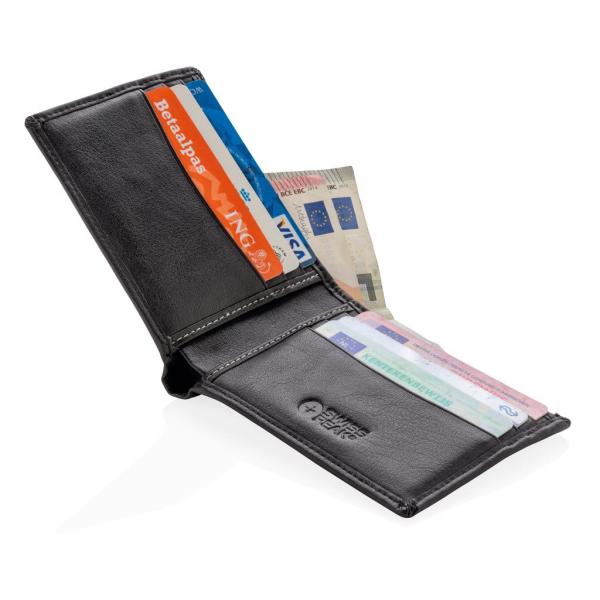 RFID anti-skimming portemonnee, zwart