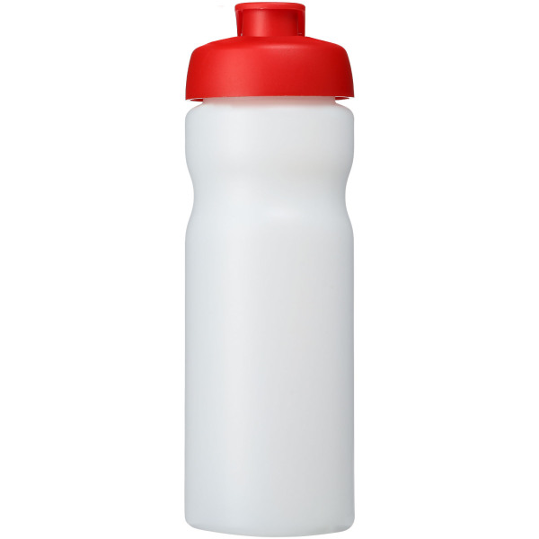 Baseline® Plus 650 ml flip lid sport bottle - Transparent/Red