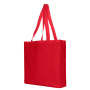 Katoenen bloktas Luxury | tas OEKO-TEX® | Rood