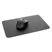 Swiss Peak GRS gerecycled PU-muismat, zwart